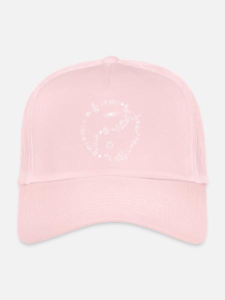 Quantum Mechanics Formula - Trucker Cap - pale pink - Front