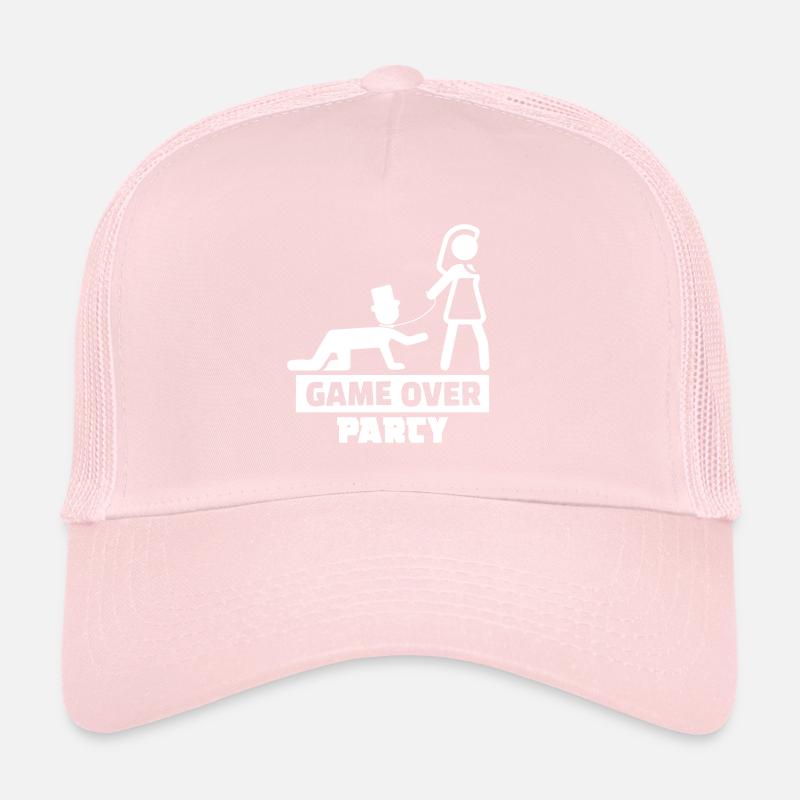 Game Over Junggesellenabschied Polterabend Heirat Trucker Cap