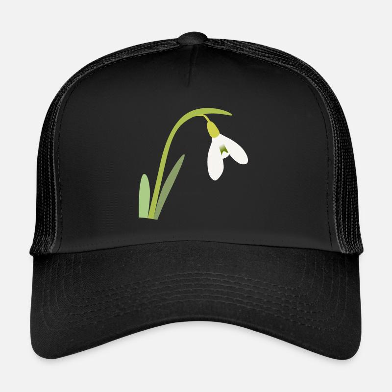 snowdrop - Trucker Cap - black/black
