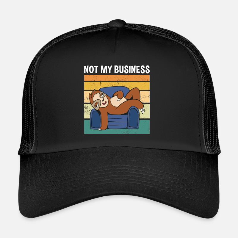 Pas mon affaire Paresseux mignon Casquette trucker 