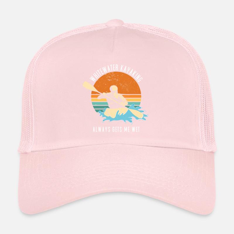 Whitewater Kayaking Always Gets Me Wet Trucker Cap