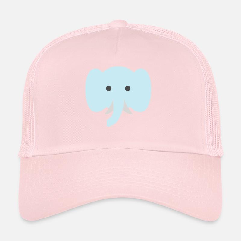 Eléphant doucement dessiné Casquette trucker 