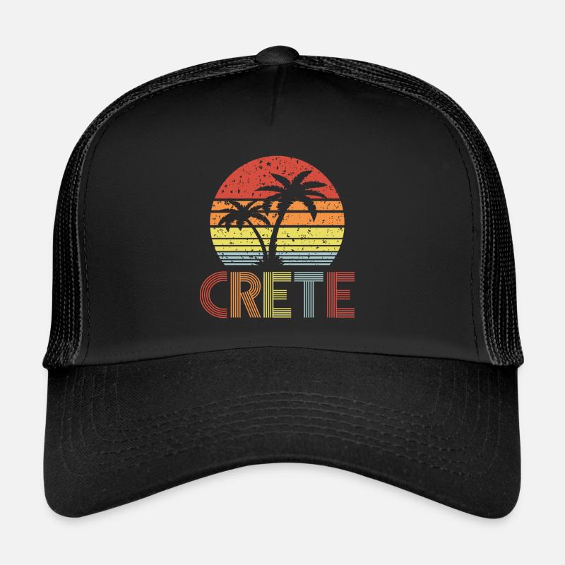 Crete - Trucker Cap - black/black