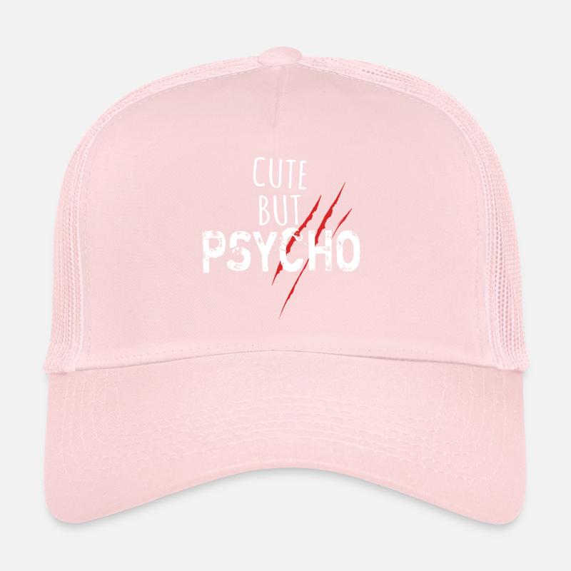 Mignon mais psycho - Spruch Casquette trucker 