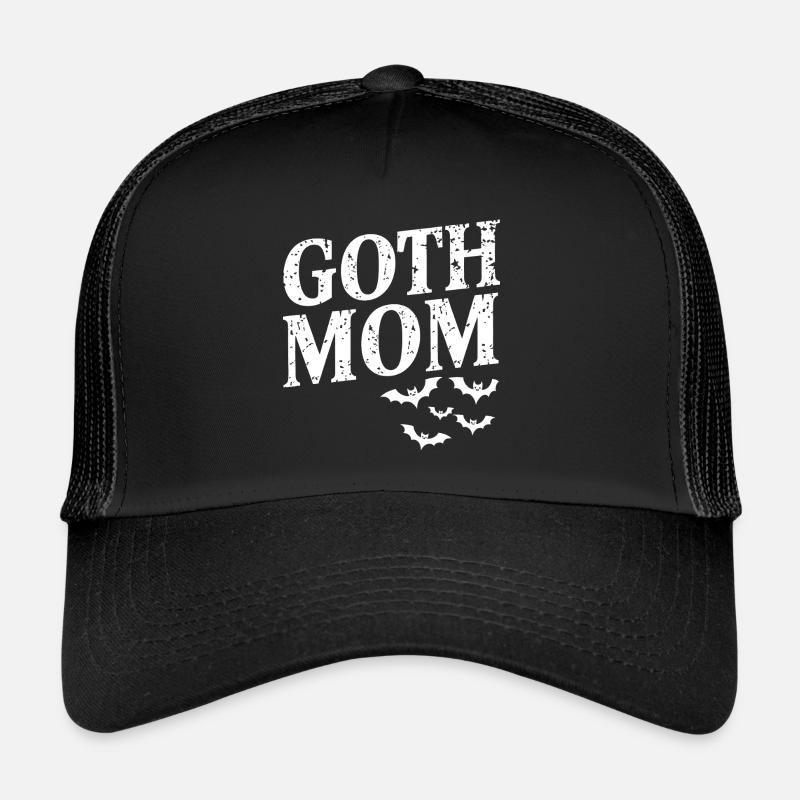 Goth Mom! Alt Aesthetic Goth Mommy Emo Trucker Cap