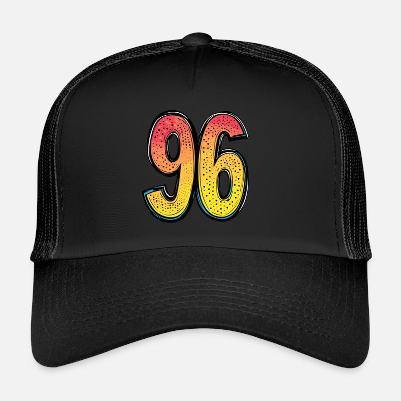96 Number Comic Trucker Cap