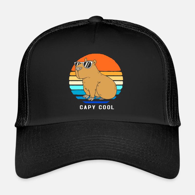 Capybara Capibara Trucker Cap