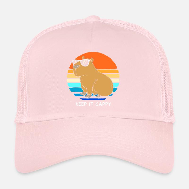 Capybara Capibara Casquette trucker 