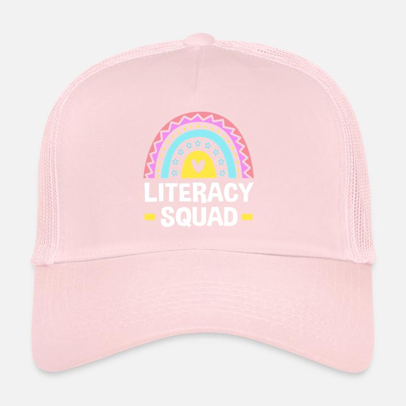 Bookworm Reading Enseignant d’école primaire Casquette trucker 