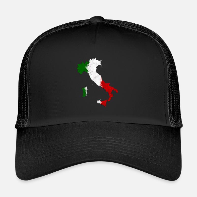ITALIE DRAPEAU ITALIA GRAFFITI LAND Casquette trucker 