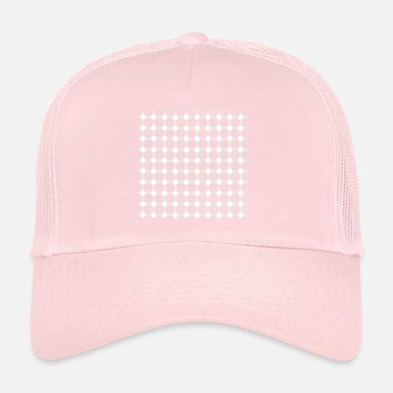 Hermann-Gitter Wahrnehmung Illusion Optik Geschenk Trucker Cap