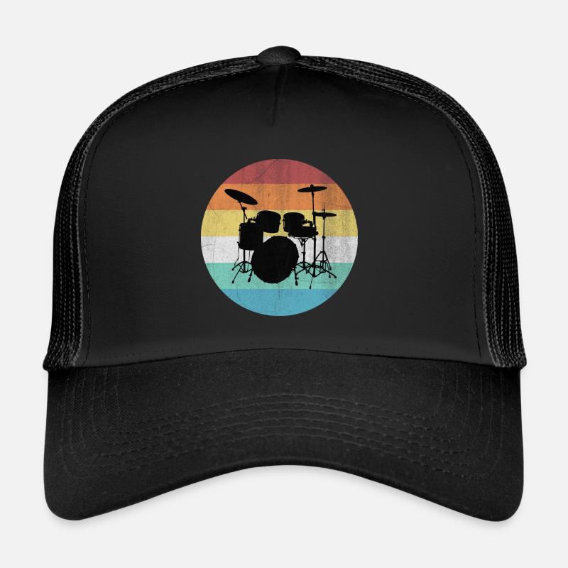 Schlagzeug - Trucker Cap - Schwarz/Schwarz