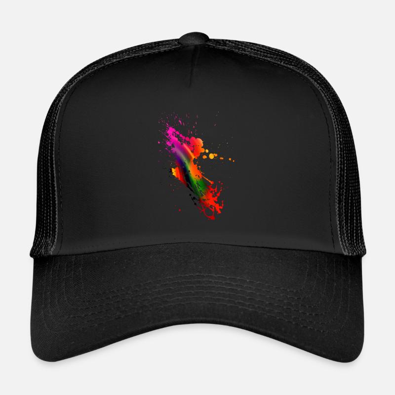 Colorsplash - bunter Farbklecks Trucker Cap