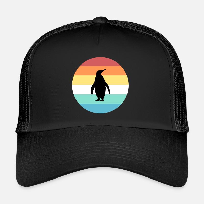 Pinguin - Trucker Cap - Schwarz/Schwarz