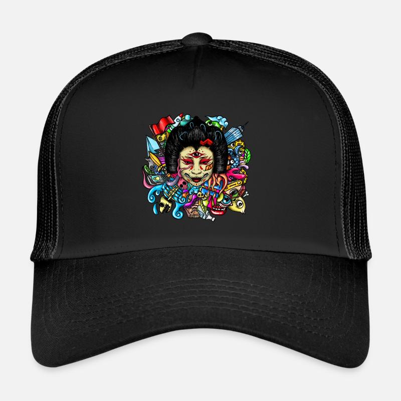 Gueisha Doodle Trucker Cap