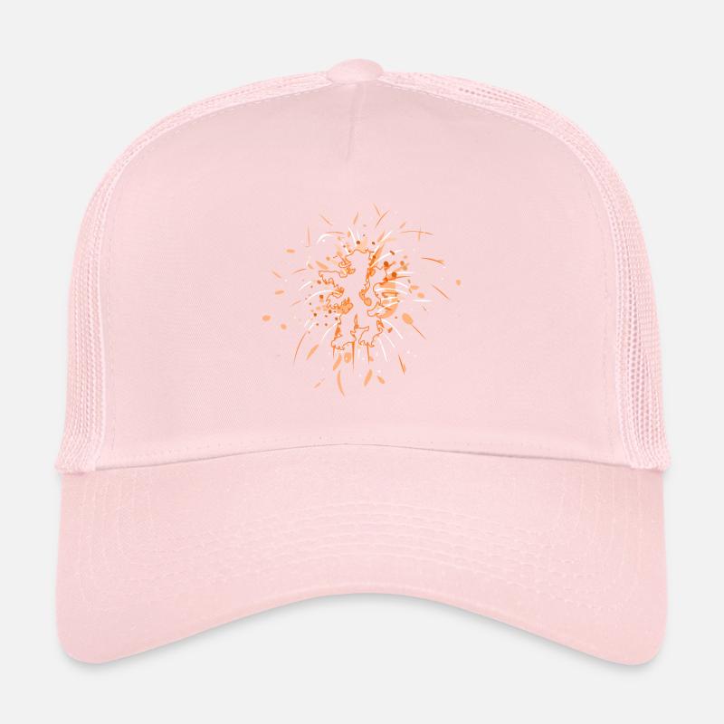 lion netherlands fireworks Trucker Cap