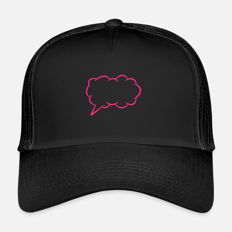 Speech bubble thought bubble Trucker Cap