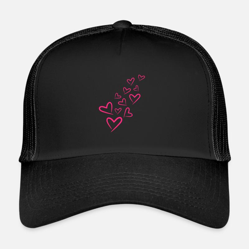Herzchen Herz Muster Trucker Cap