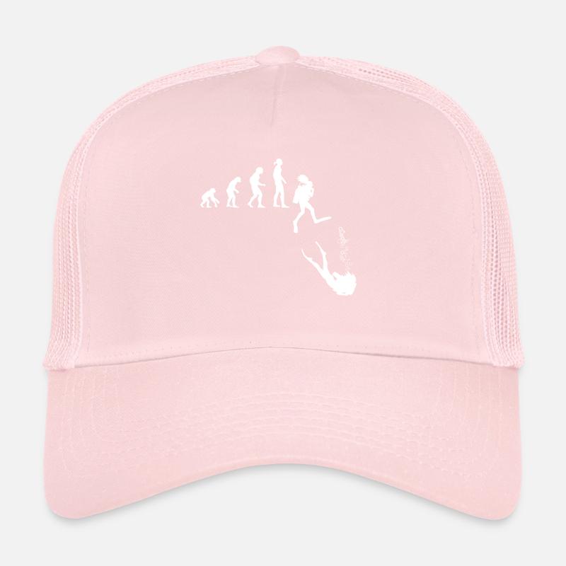 Idée d'évolution: développement des femmes en plongeuses Casquette trucker 