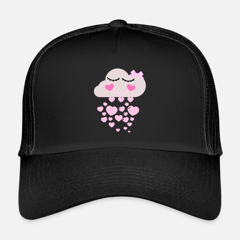 nuage - Casquette trucker  - noir/noir