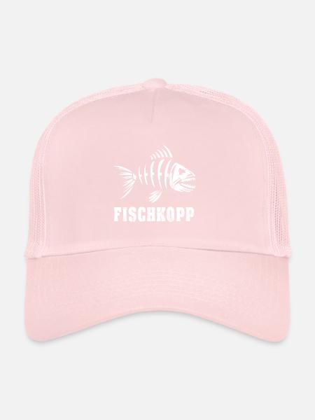 Fischkopp - Trucker Cap - pale pink - Front