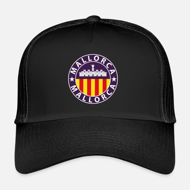 Majorque - Casquette trucker  - noir/noir