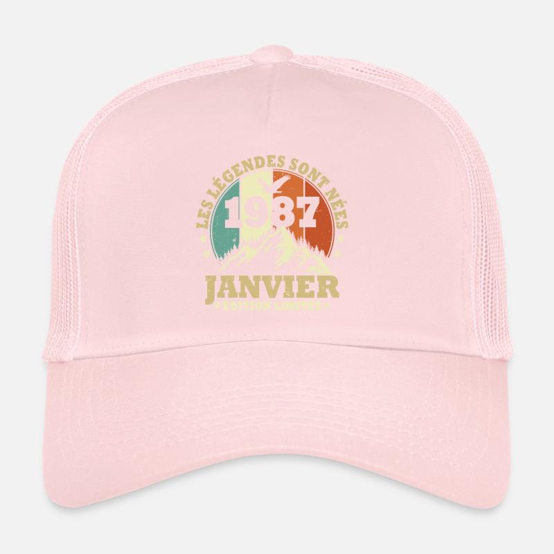Les légendes sont nées en Janvier 1987 Vintage Casquette trucker 