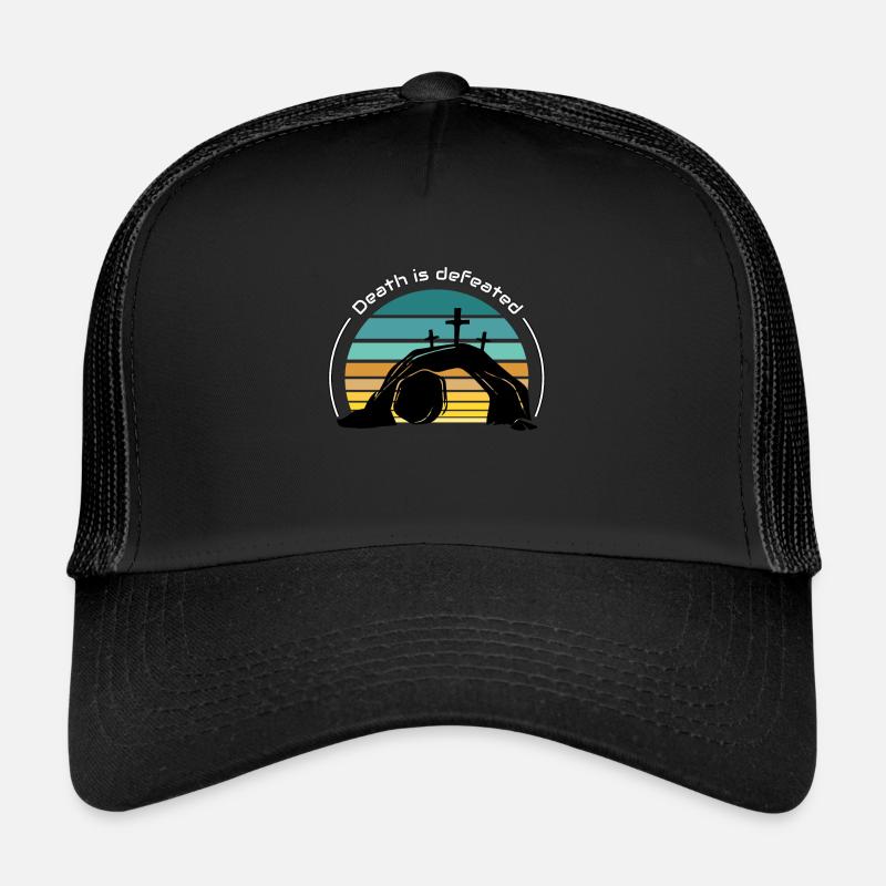 Death is defeated Trucker Cap