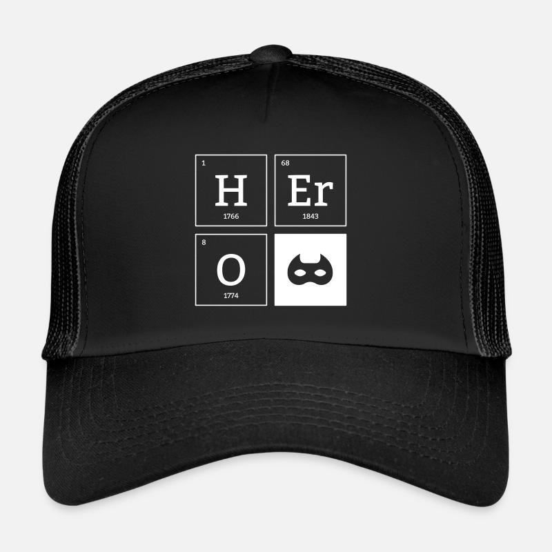 HERO Mask Superhero Elements Cadeau Casquette trucker 