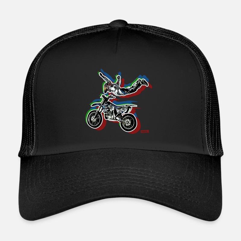 Stunt motorcycle HARIZ car kid boy Trucker Cap