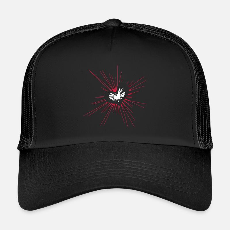 heart supernova Trucker Cap