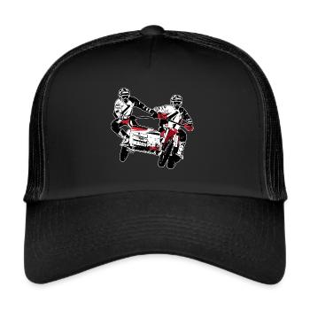 Sidecarcross - sidecar moto cross - Trucker Cap - black/black - Front
