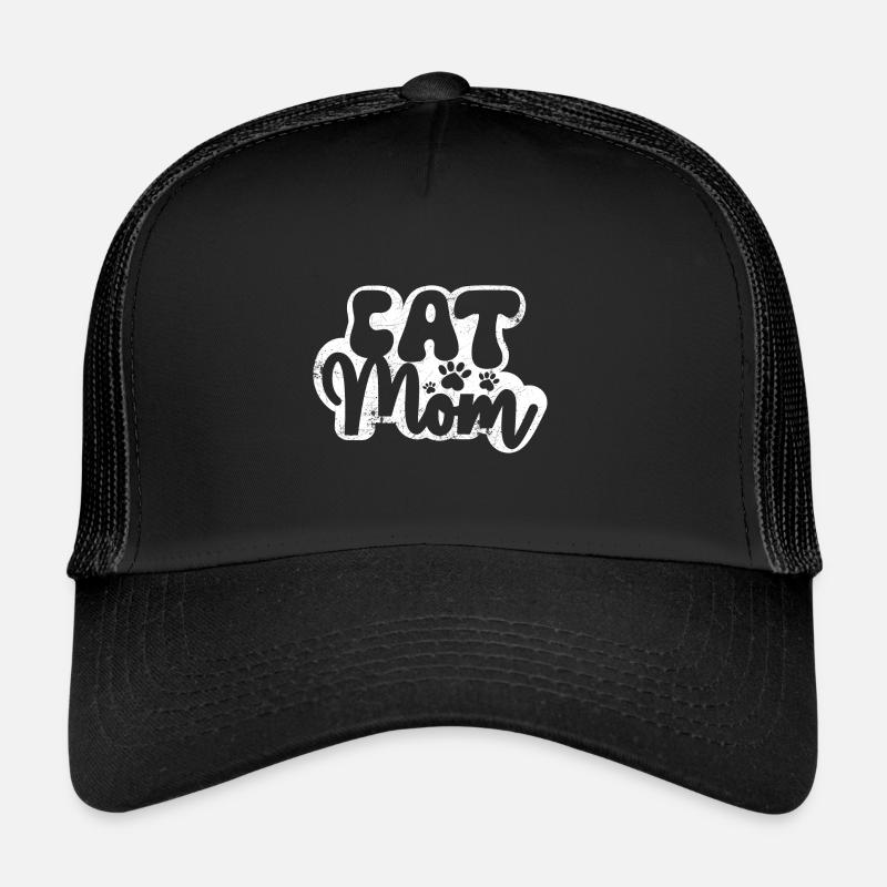 CHATS MÈRE CHAT MAMAN MAMAN DRÔLE DIRE MOTIFS Casquette trucker 