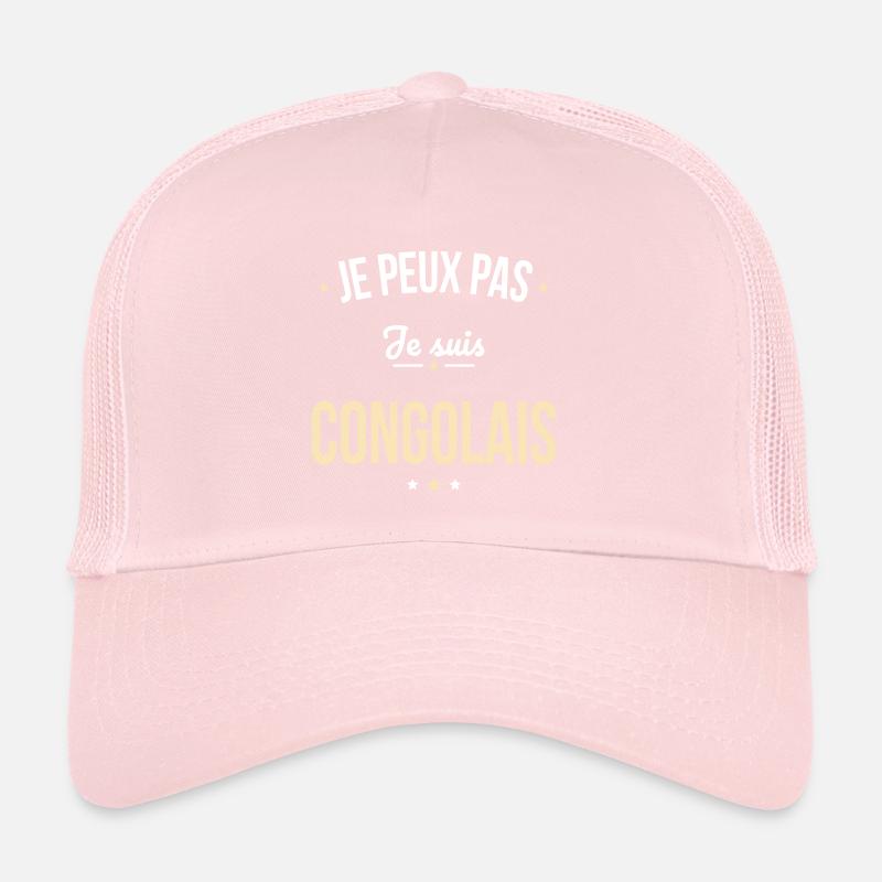 Je peux pas je suis Congolais Casquette trucker 