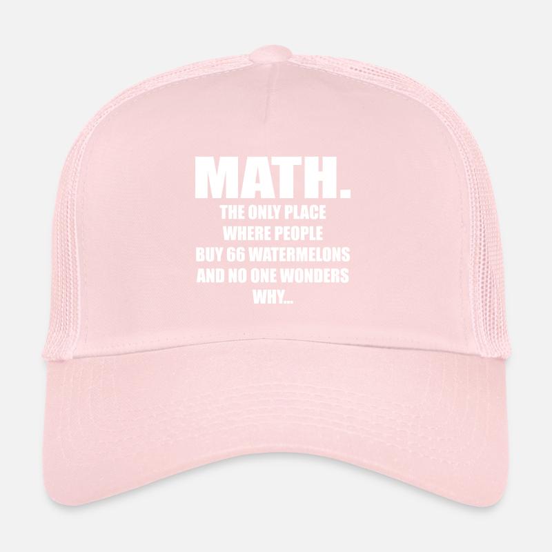 Mathematik Und Wassermelonen Mathematik Berechnung Numbe Trucker Cap