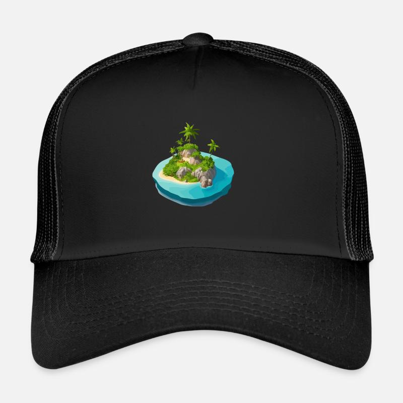 Island vectorized Trucker Cap