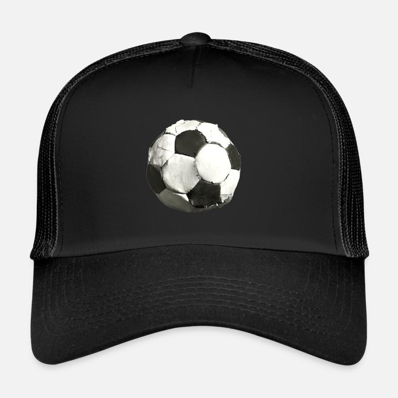 Old leather ball Trucker Cap
