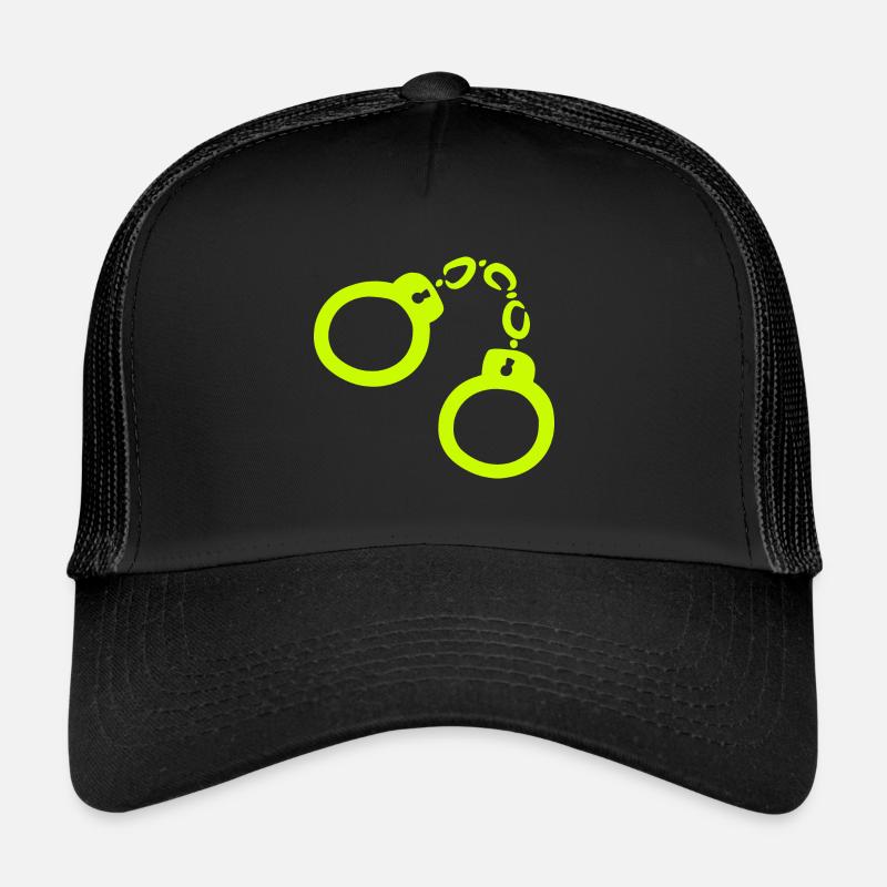 Handschellen Gelb Trucker Cap