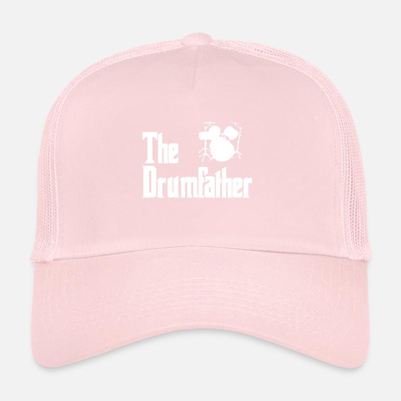 The Drumfather Drummer Drums Trucker Cap
