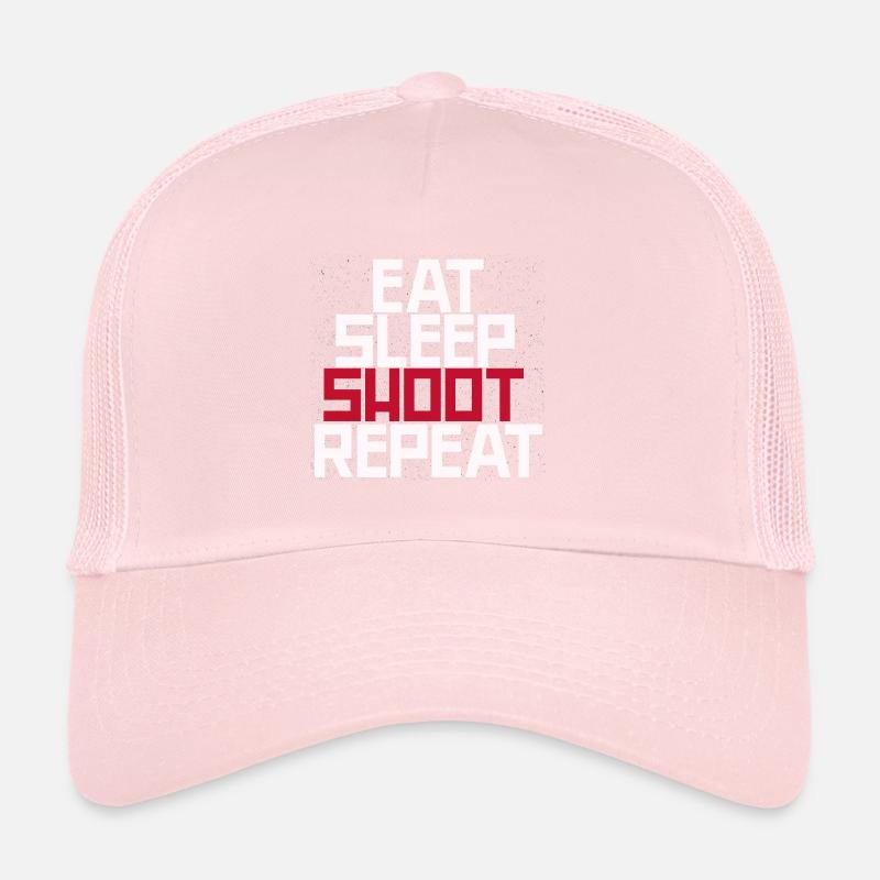 Eat Sleep Shoot Repeat Trucker Cap