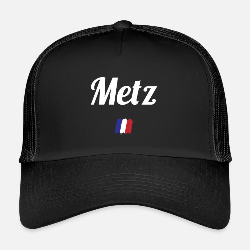 METZ - Casquette trucker  - noir/noir