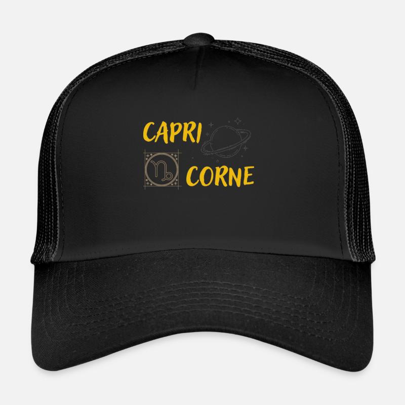 Impressionnant capricorne - Le signe astro Casquette trucker 