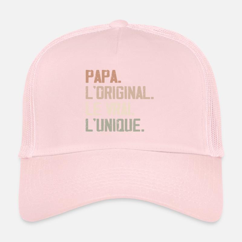 Papa L'orginal Le Vrai L'unique Casquette trucker 