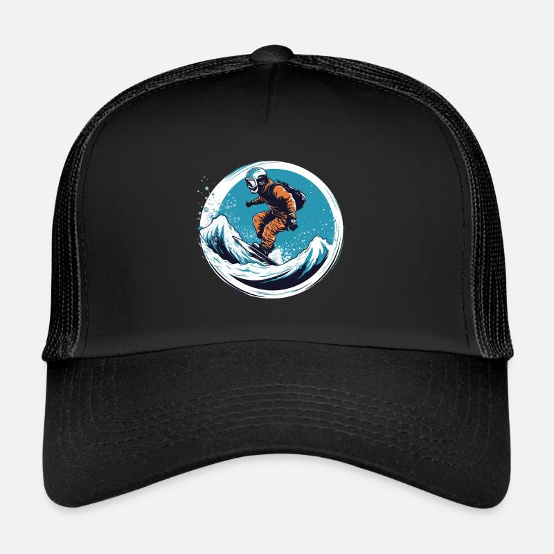 Snowboard ou ski puis après-ski Casquette trucker 