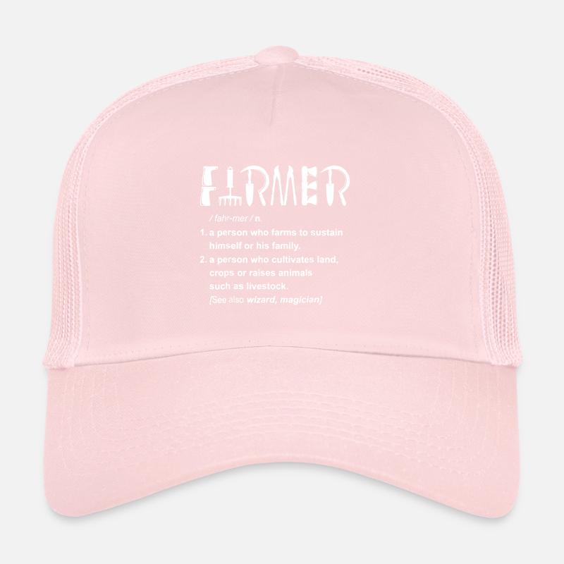 Farmer Definition Trucker Cap