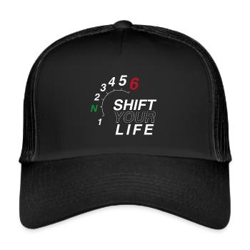 Shift Gear - Moto - Trucker Cap - black/black - Front