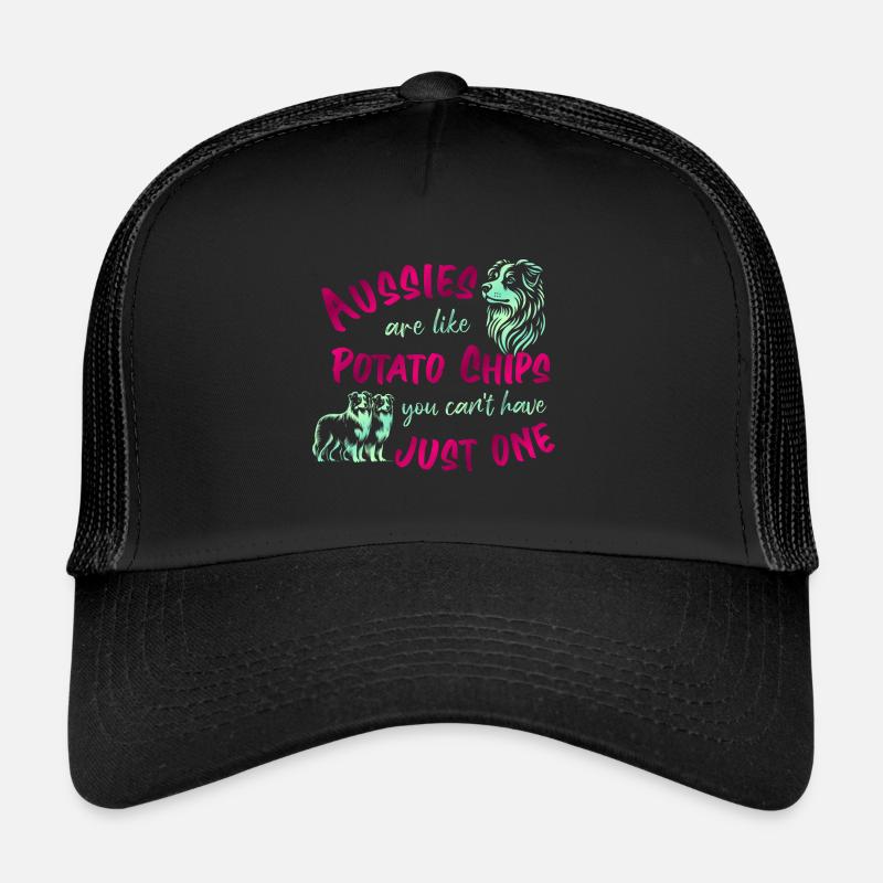 Aussies are like Potato Chips - pink Trucker Cap