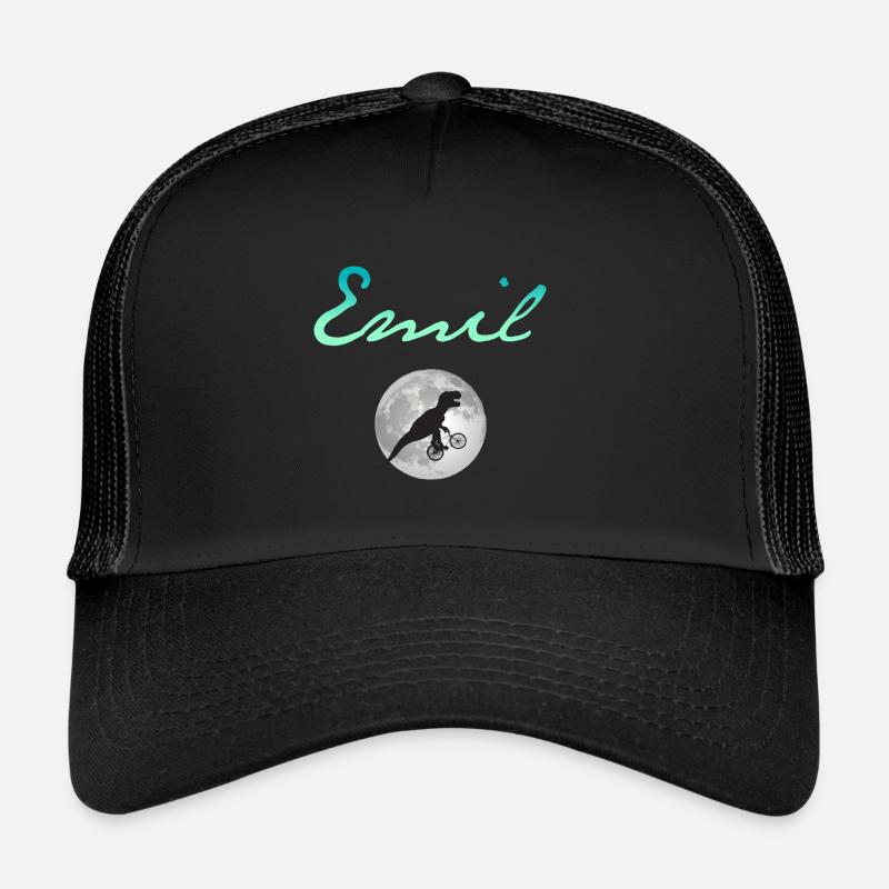 EMIL - Beau prénom de garçon avec dinosaure Casquette trucker 