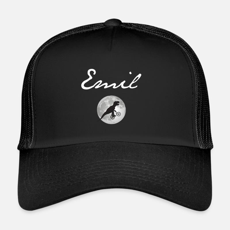 EMIL - Beau prénom de garçon avec dinosaure Casquette trucker 