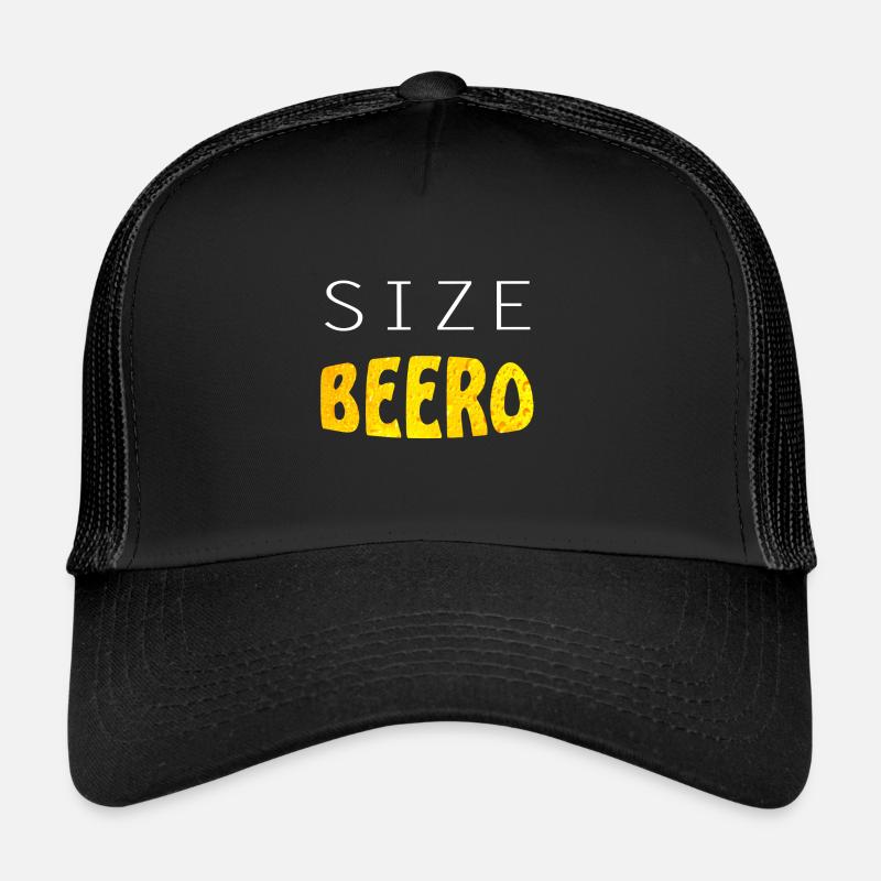 size beero beer lustiger Bier Spruch Trucker Cap